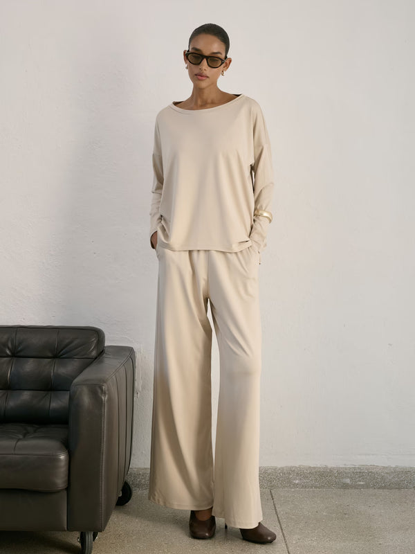 Como Beige Trousers