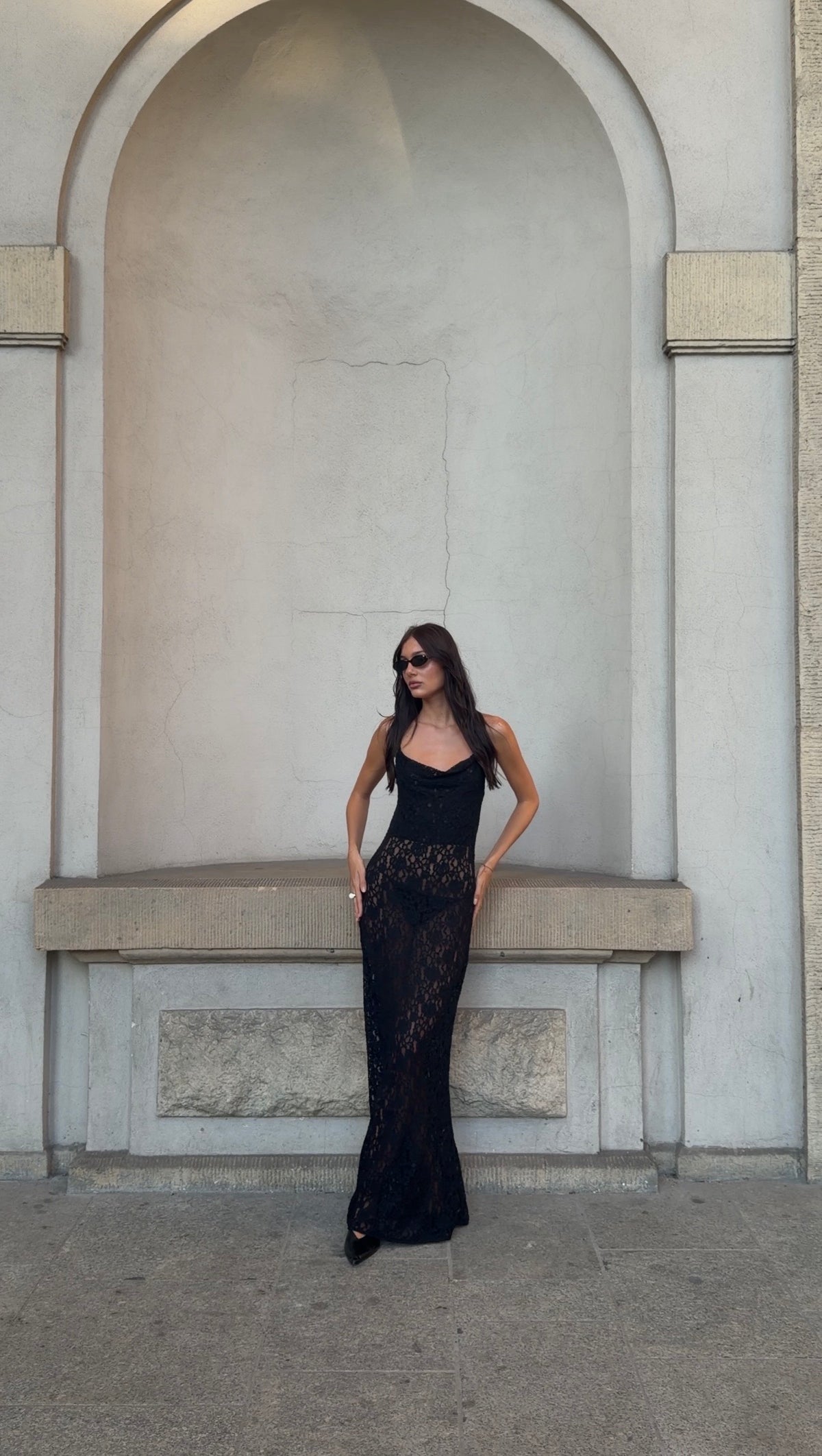 Sukienka Alessandra Lace Black