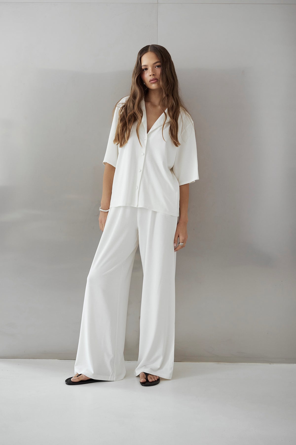 Spodnie Amano Creme