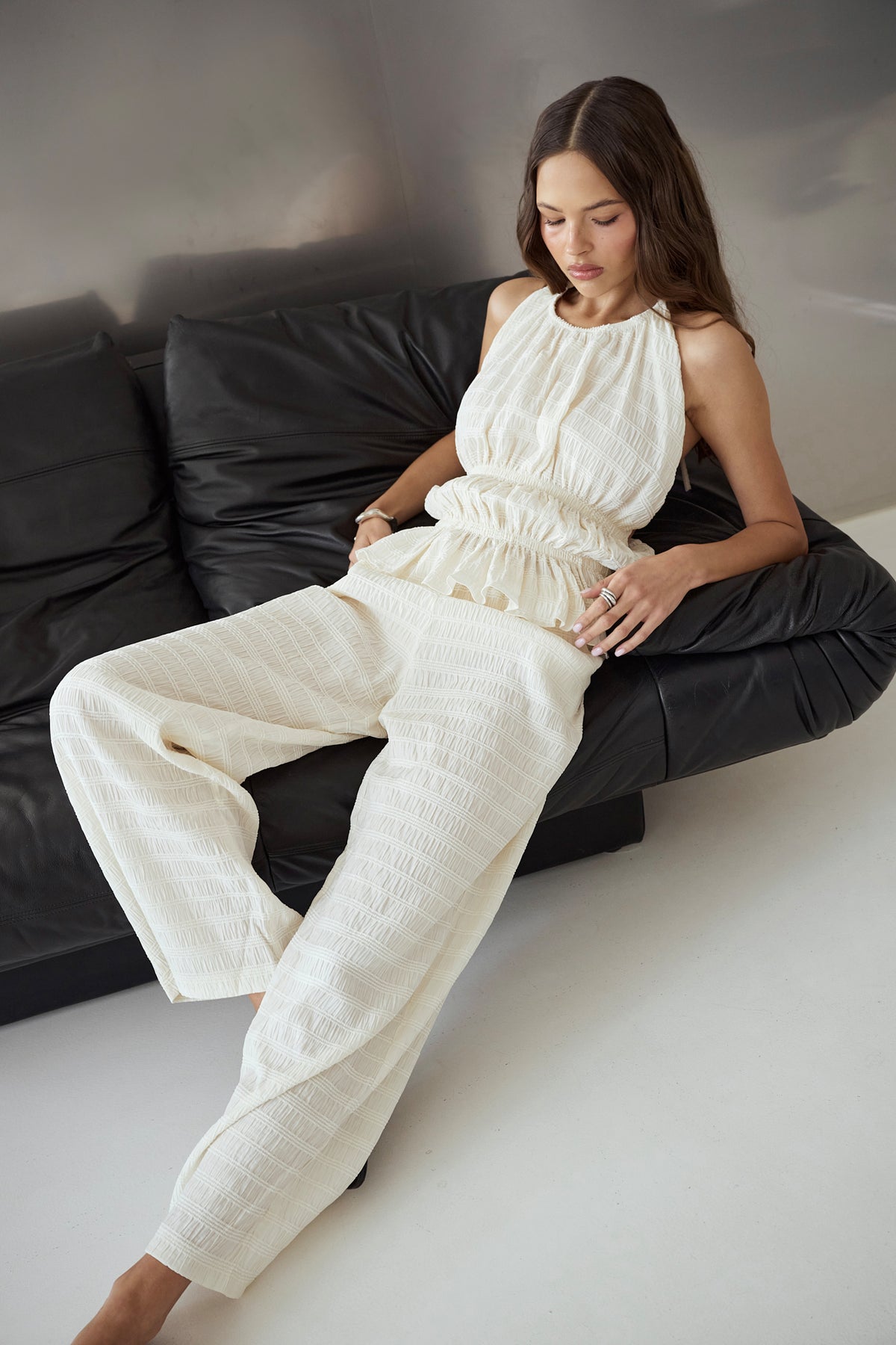 Spodnie Amaro Ivory