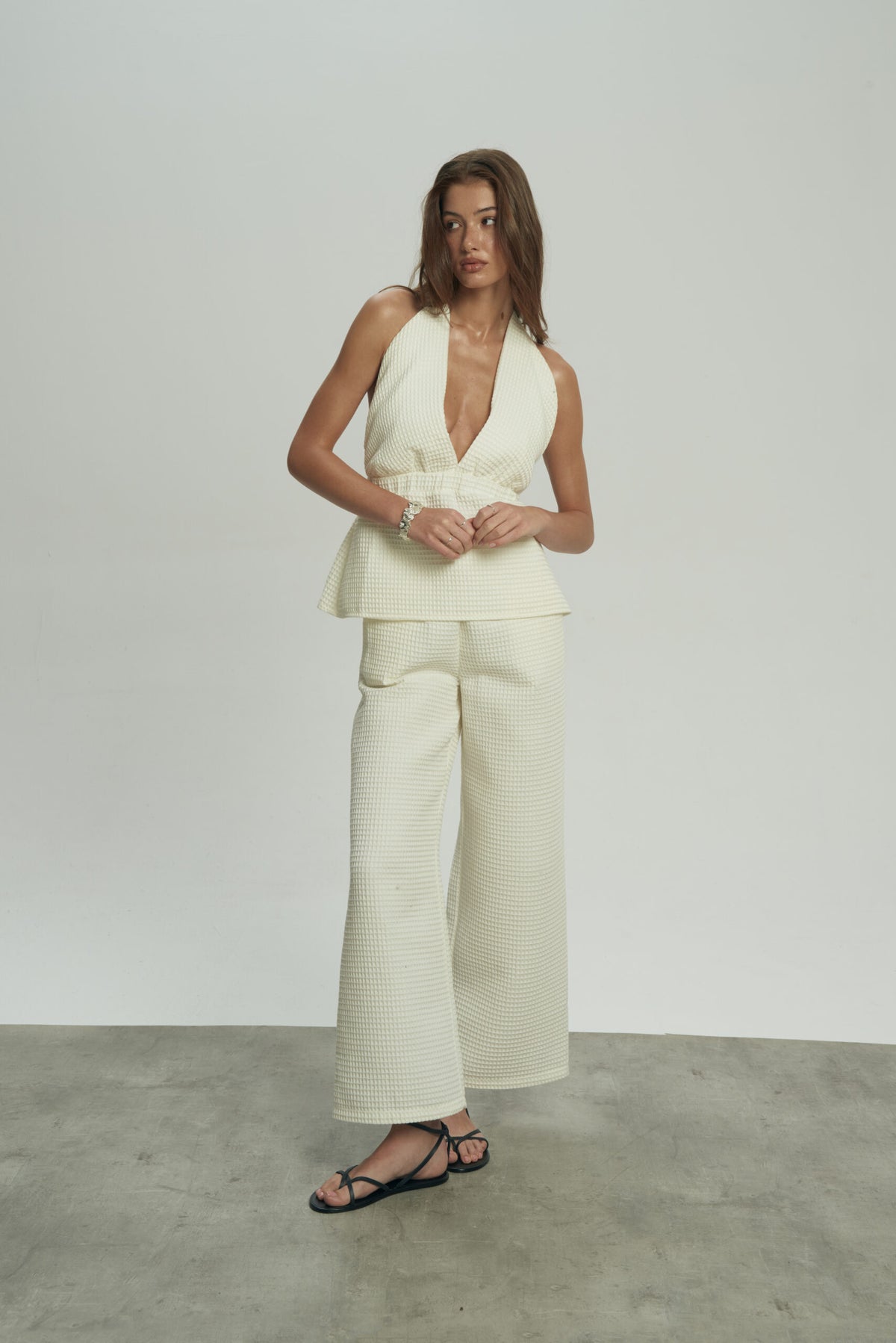 Spodnie Milano White