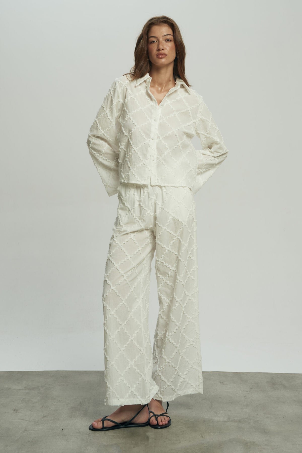 Spodnie Kalli White