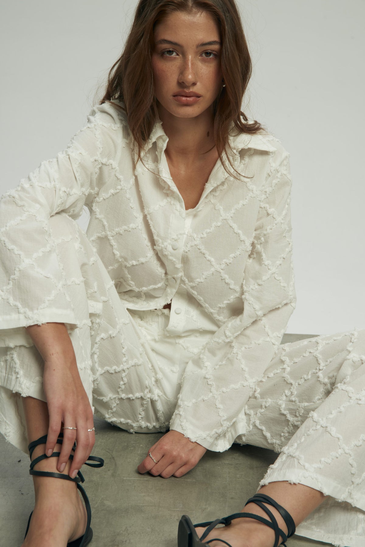 Spodnie Kalli White
