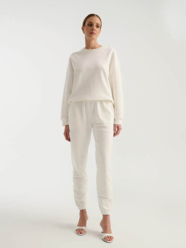 Teddy Joggers Off White