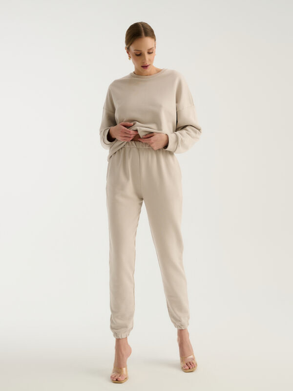 Teddy Joggers Beige