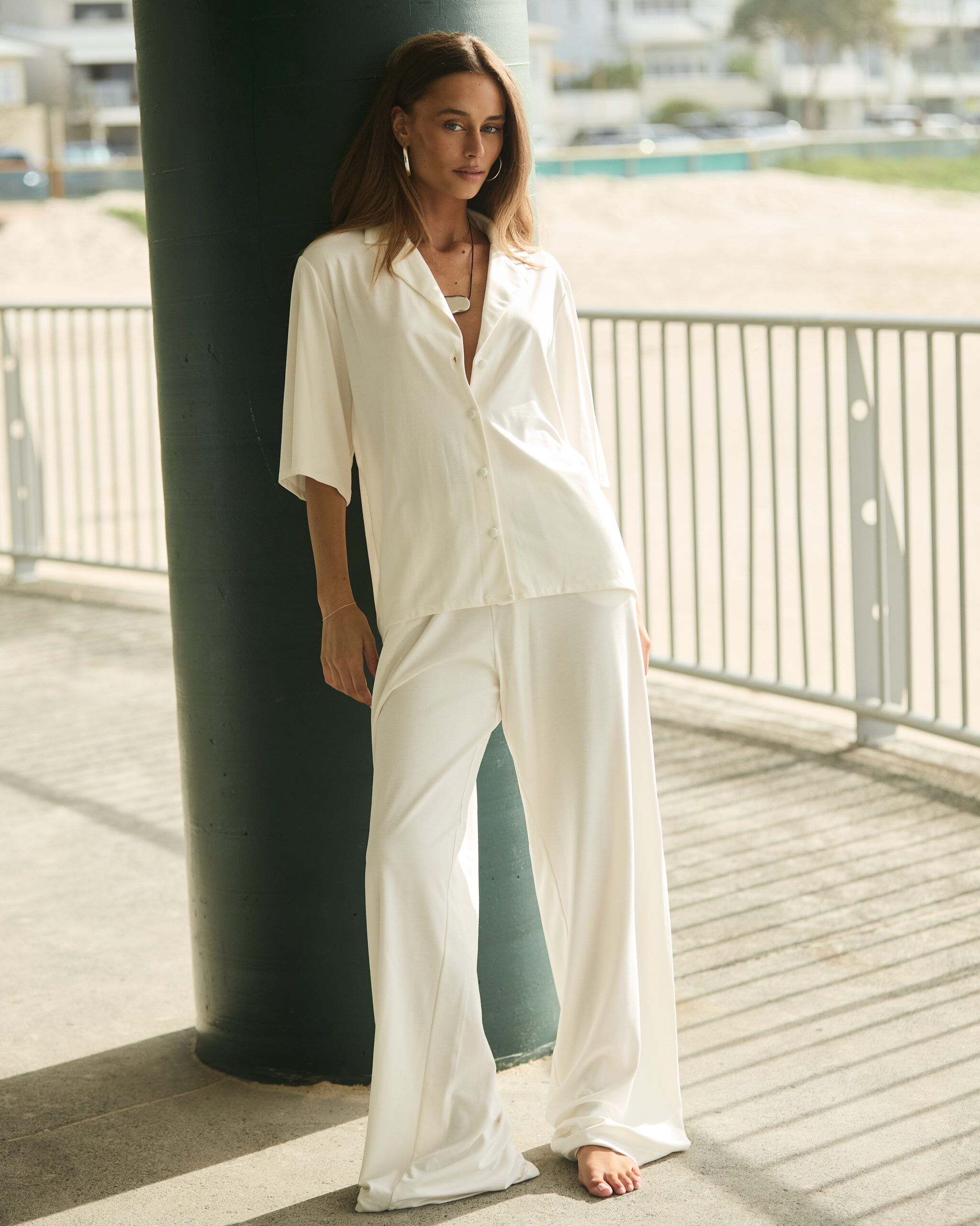 Trousers Amano Creme