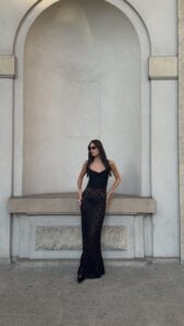 Sukienka Alessandra Lace Black
