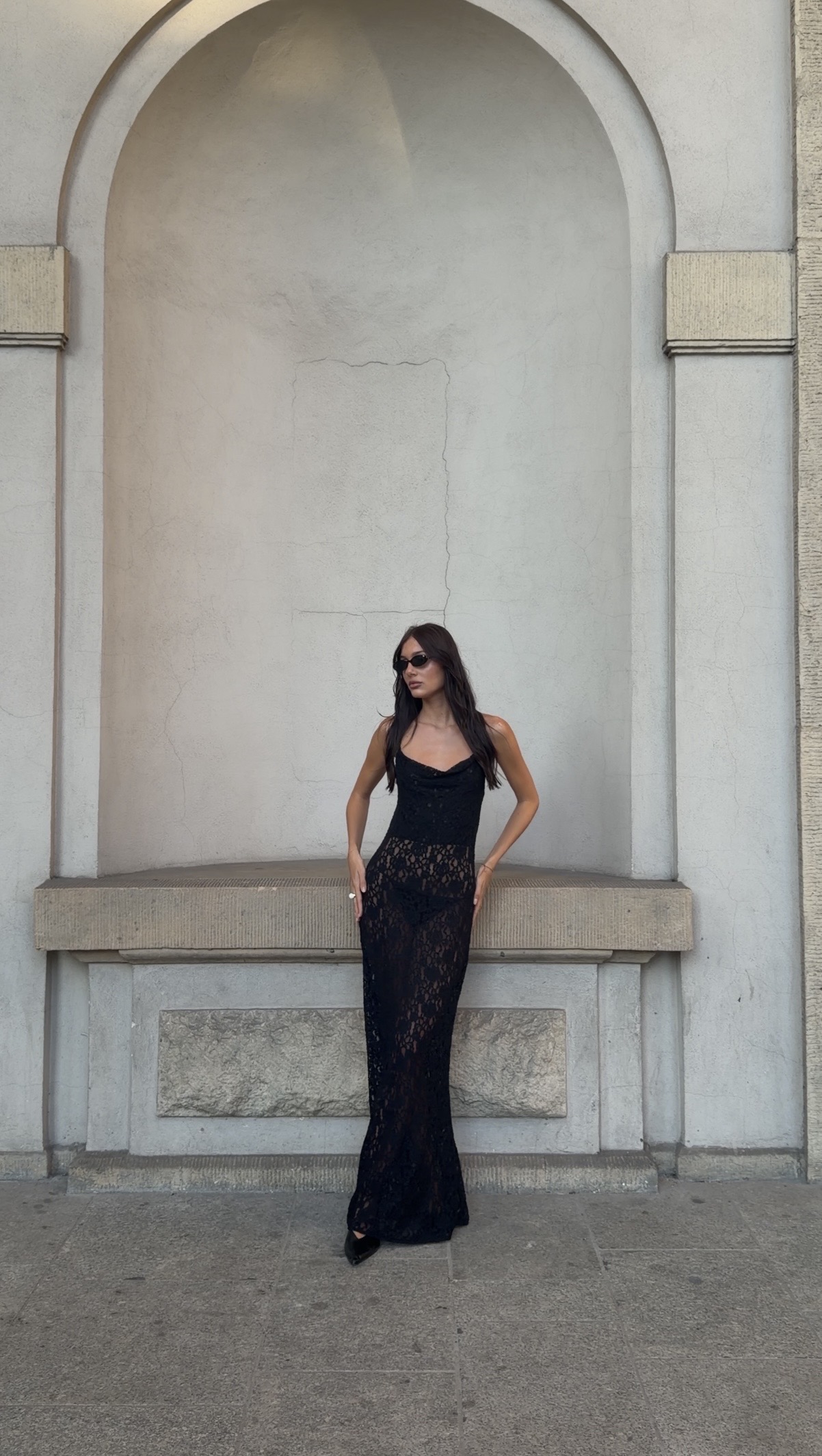 Sukienka Alessandra Lace Black